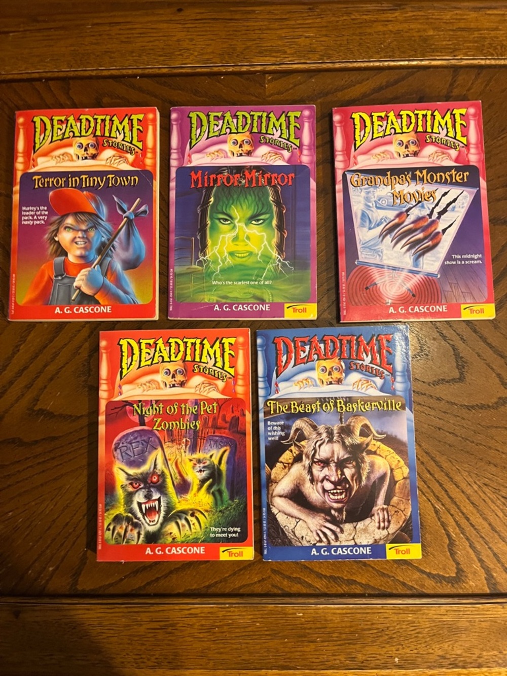 Deadtime Stories kids books | set of 5 scary chapter books | vintage 90’s